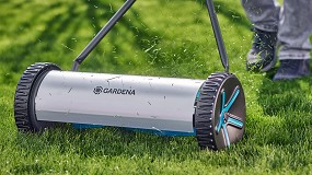 Gardena presenta el nuevo cortac�sped manual helicoidal Comfort 400 con recogedora de hierba