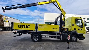 Transgr�as entrega una Fassi F85B m�s carrocer�a a Unic Rentals