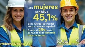 Foto de Las mujeres representan el 45,1% de la fuerza laboral del sector químico español