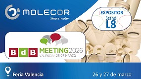 Foto de Molecor volver� a estar presente en Bdb Meeting 2026