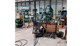 Foto de GeoNovatek interviene, de forma preventiva, instalando 40 micropilotes bajo una nave industrial del sector aeron�utico
