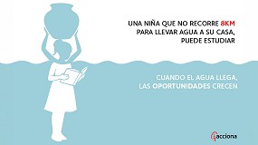 Acciona apoya la igualdad de g�nero en el D�a Mundial del Agua