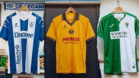 Joma reinterpreta tres camisetas ic�nicas para la Jornada Retro