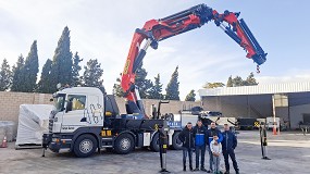 Gr�as Garc�a, de Villena, incorpora la gr�a Palfinger PK 200002 L SH