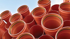 Foto de Tuber�as Sanor, el primer tubo de PVC Orientado para saneamiento con un total de 60% material reciclado