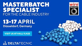 Delta Tecnic presenta sus soluciones de masterbatch para los nuevos retos del cable en Wire 2026