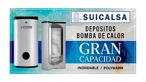 Foto de Suicalsa amplía su gama en interacumuladores con mayor capacidad y eficiencia para instalaciones de ACS con bomba de calor