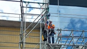 Foto de Construmat y la Fundación Laboral de la Construcción impulsan una acción sobre seguridad en altura en Barcelona