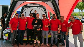 Foto de Clickfer, patrocinador de Roberto Blach Jr. en el FIA ERC