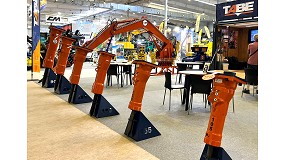 Foto de TABE culmina la renovaci�n de su gama compacta de martillos con los MT 155 y MT 485