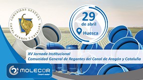 Foto de Molecor, presente en la XV Jornada Institucional del Canal de Arag�n y Catalu�a (CAyC)
