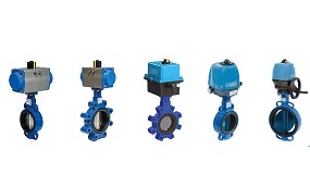 Foto de V�lvulas de mariposa con actuadores el�ctricos y neum�ticos Socla