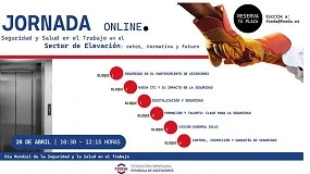 Foto de Jornada técnica online ‘Seguridad y salud en el trabajo en el sector de elevación: retos, normativa y futuro’