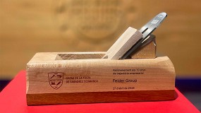 Felder Group recibe un reconocimiento por su trayectoria en el Gremi de la Fusta de Sabadell i Comarca