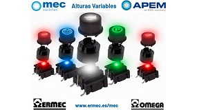 Foto de Ermec presenta soluciones de pulsadores para PCB con alturas configurables de MEC (APEM)