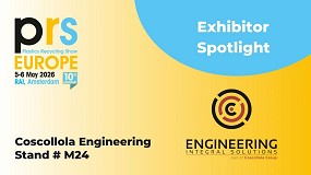Foto de Coscollola Engineering participar� en PRSE 2026 con soluciones a medida para procesos de reciclaje de pl�sticos