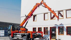 Foto de Jekko TRX: la nueva generaci�n de minigr�as sobre cami�n aplicada a la manipulaci�n de vidrio