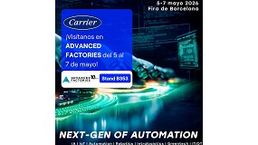 Carrier muestra en Advanced Factories 2026 sus soluciones para mejorar la eficiencia energ�tica industrial