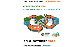 Foto de Acogen y Cogen España organizan el 5 y 6 de octubre en Madrid el XXII Congreso Anual de Cogeneración