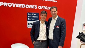 Entrevista a Amaury Salaun, responsable de TVH para el sur de Europa, y Mario Borr�s, jefe de Ventas de TVH para Espa�a