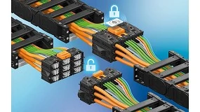 Foto de igus refor�a seguran�a nas calhas articuladas com novo sistema de bloqueio