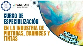 Foto de ANQUE y Asefapi anuncian la segunda edición del curso de especialización en barnices y tintas