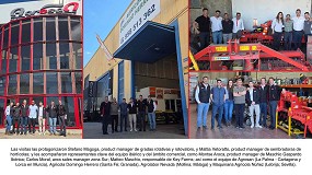 Foto de Maschio Gaspardo analiza sobre el terreno las necesidades agr�colas del sur de Espa�a