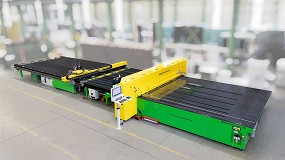 Foto de Hegla impulsa la automatizaci�n en el corte de vidrio laminado con la l�nea de corte ProLam Neo LSR
