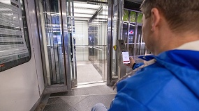 Foto de Control de ascensores sin barreras en Wiener Linien