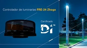 Foto de Flashnet obtiene la certificación D4i para su controlador de luminarias FRE-24 Zhaga