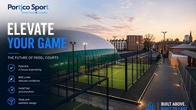 Foto de Pórtico Sport crea un sistema para instalar pistas de pádel sin obra civil
