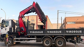 Grupo Virosque ampl�a su flota con una gr�a Fassi F545RA de m�xima conectividad