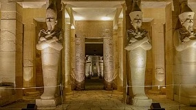 Foto de El proyecto 'Reina Hatshepsut' ilumina el templo funerario de la faraona en Deir el-Bahari