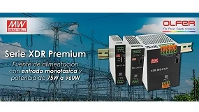 Foto de Serie XDR Premium: Fuente de alimentación con entrada monofásica y potencia de 75W a 960W