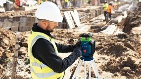 Foto de Bosch presenta el nuevo nivel láser rotativo con control remoto para trabajos de nivelación