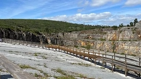 Foto de Setor da pedra natural apoia requalifica��o dos passadi�os do Monumento Natural das Pegadas de Dinoss�urios