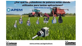 ERMEC impulsa las soluciones APEM para el sector agr�cola con sus reconocidos pulsadores de palanca