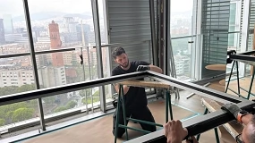 Foto de A instala��o tamb�m faz parte da janela