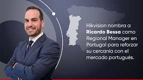 Foto de Hikvision refuerza su estructura en Portugal con el nombramiento de Ricardo Bessa como Regional Manager