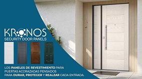 Foto de KRONOS: el panel de fibra de vidrio que realza y protege la puerta acorazada