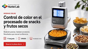 Neurtek organiza un webinar sobre medici�n del color en el procesado de snacks para mejorar la calidad y la consistencia del producto