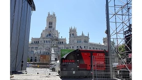 Foto de Loxam garantiza el suministro eléctrico durante la visita del papa León XIV