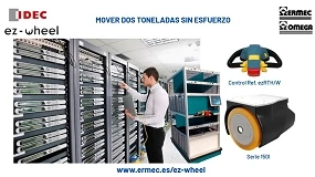 Foto de ERMEC impulsa la movilidad industrial con las soluciones EZ-WHEEL de IDEC para el manejo de cargas de hasta dos toneladas