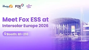 Foto de FOX ESS da un paso adelante con su rebranding en Intersolar Europe 2026