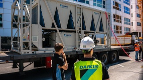 Foto de Daikin instala una enfriadora temporal de 650 kW en las instalaciones de Nabiax