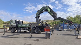 Foto de Grúas y Contenedores Moreno apuesta por la tecnología de alta capacidad con la incorporación de una Palfinger PK 1650 TEC