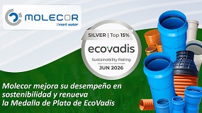 Molecor renueva la Medalla de Plata de EcoVadis
