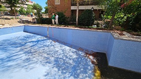 Foto de GeoNovatek resuelve un caso de asentamiento diferencial significativo en una piscina mediante la ejecuci�n de 24 micropilotes