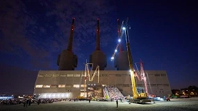 Foto de 'Cabo &amp; Cube Show' inaugura el XXIX Congreso UIA en Barcelona con un espectáculo de arquitectura, luz y sonido