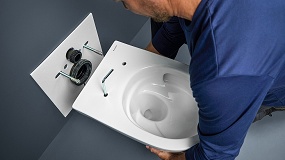 Geberit incorpora nuevas soluciones para agilizar la instalaci�n del inodoro suspendido